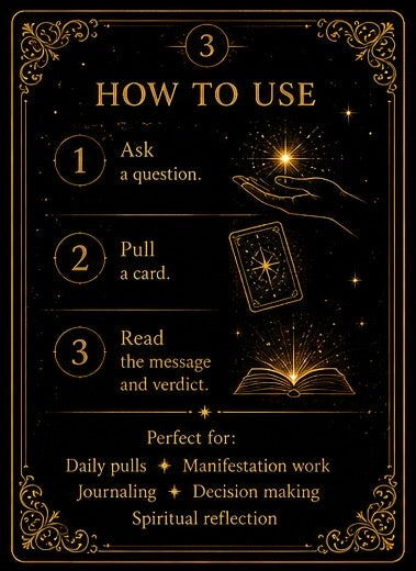 Manifest 22 Oracle Cards