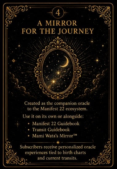 Manifest 22 Oracle Cards