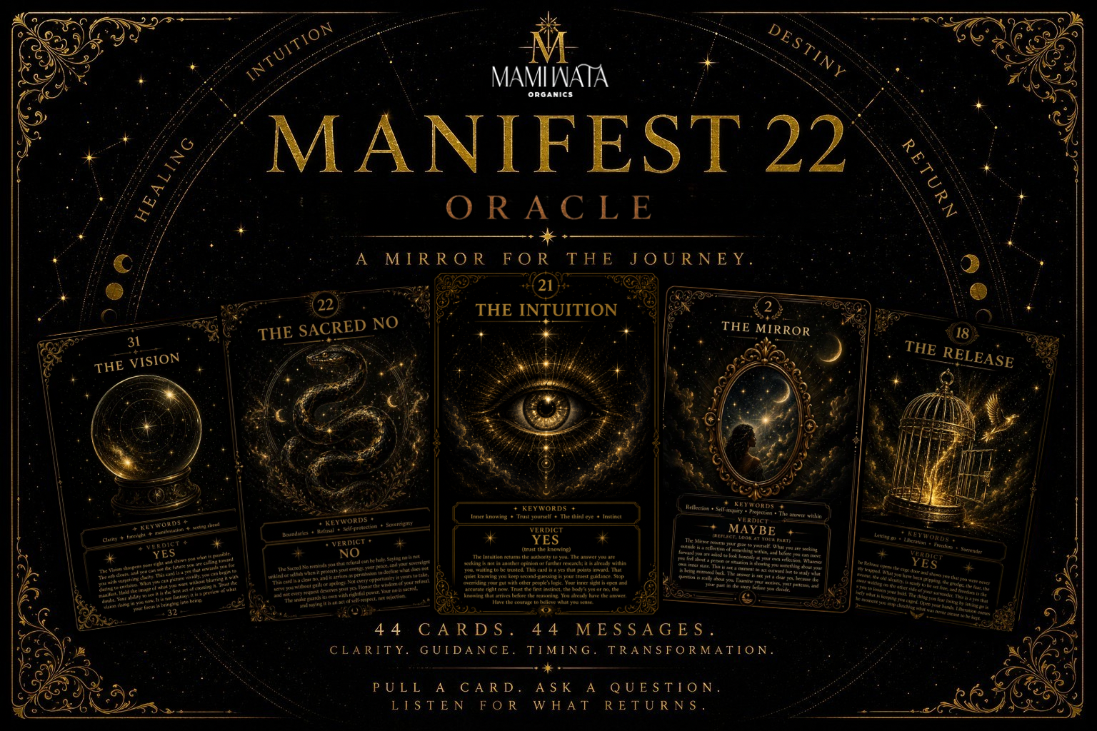 Manifest 22 Oracle Cards